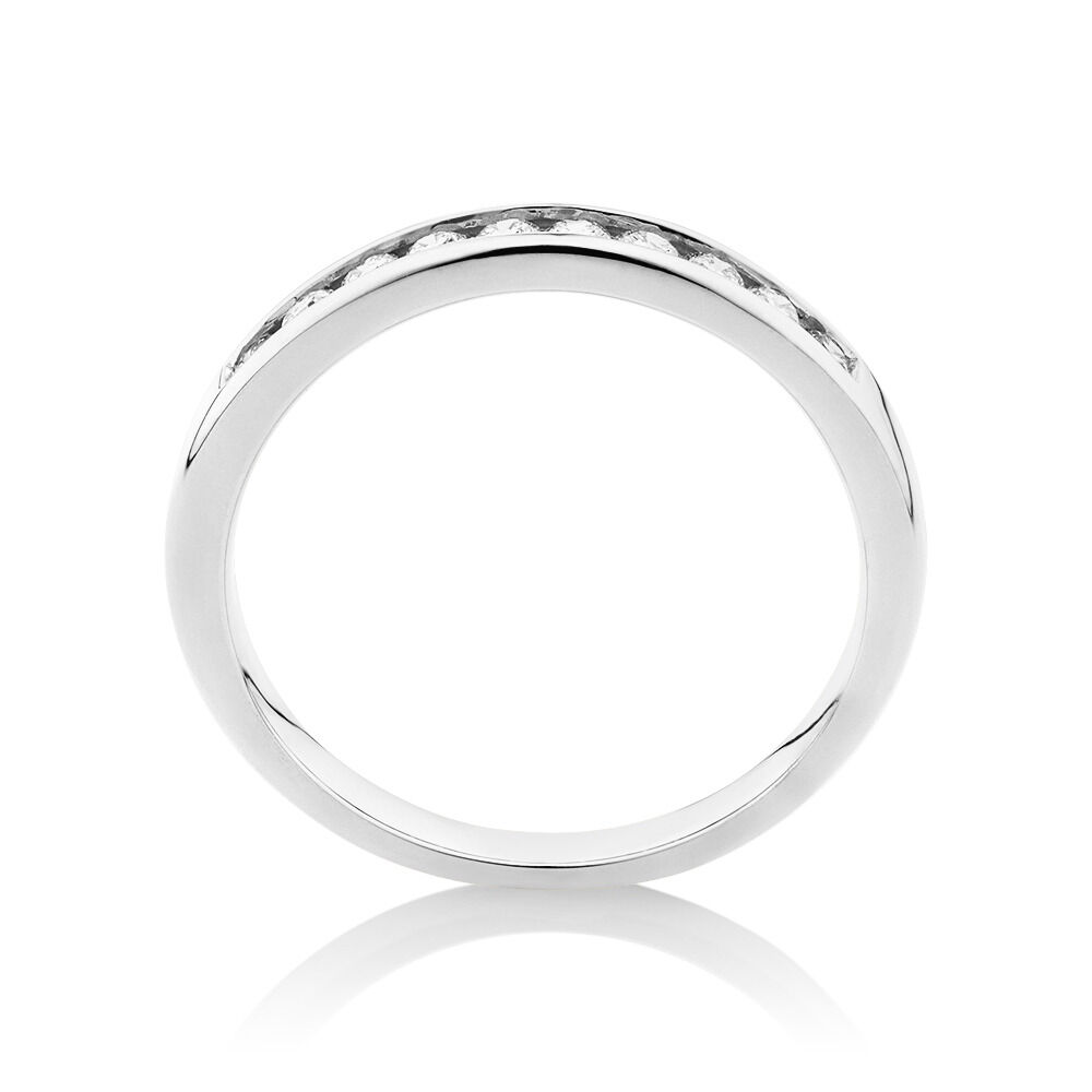 Evermore Wedding Band with 0.25 Carat TW of Diamonds in 18kt White Gold