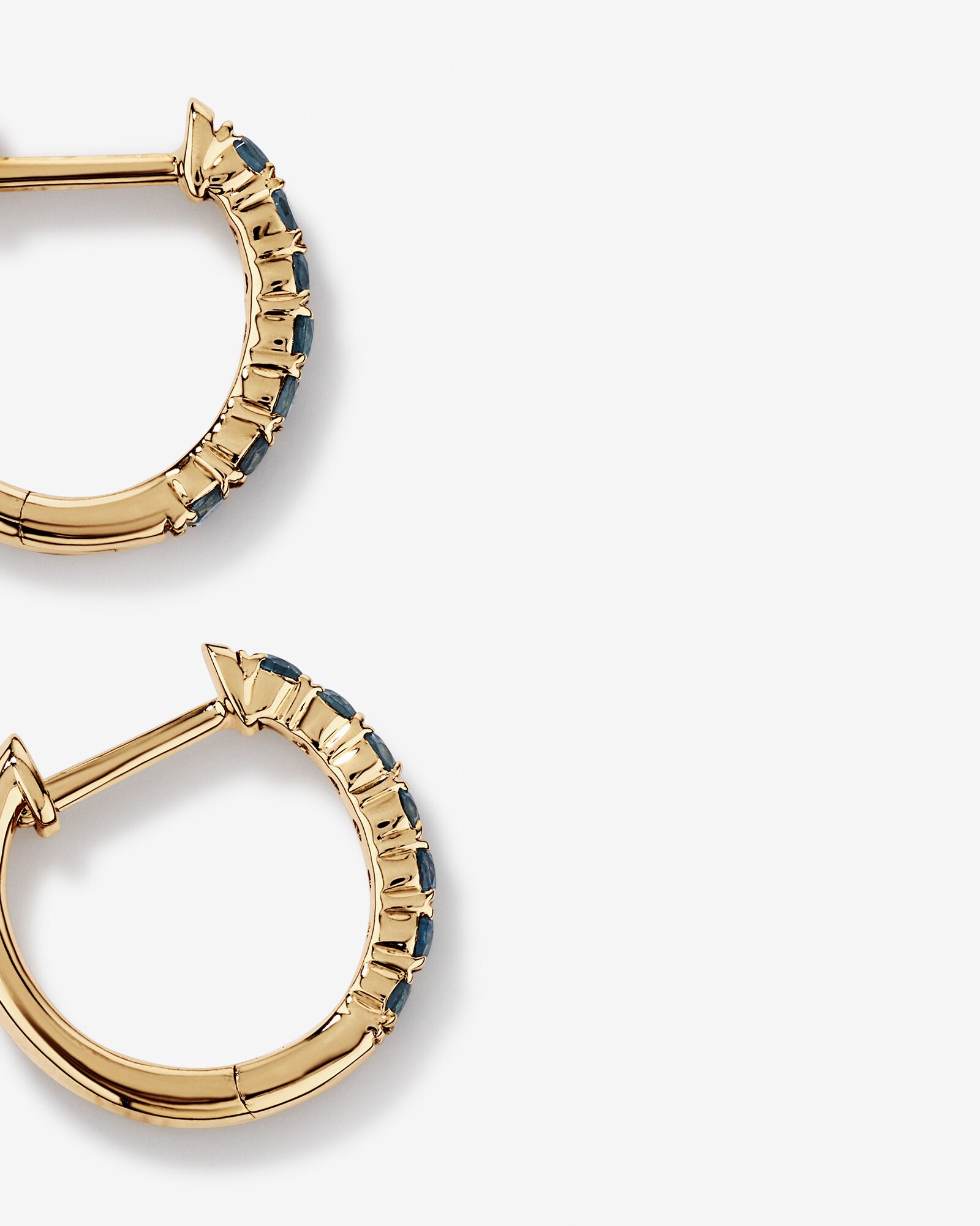 Topaz hoop earrings online