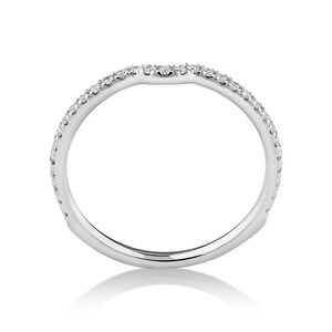 Sir Michael Hill Designer Wedding Band with 0.23 Carat TW of Diamonds in 18kt White Gold