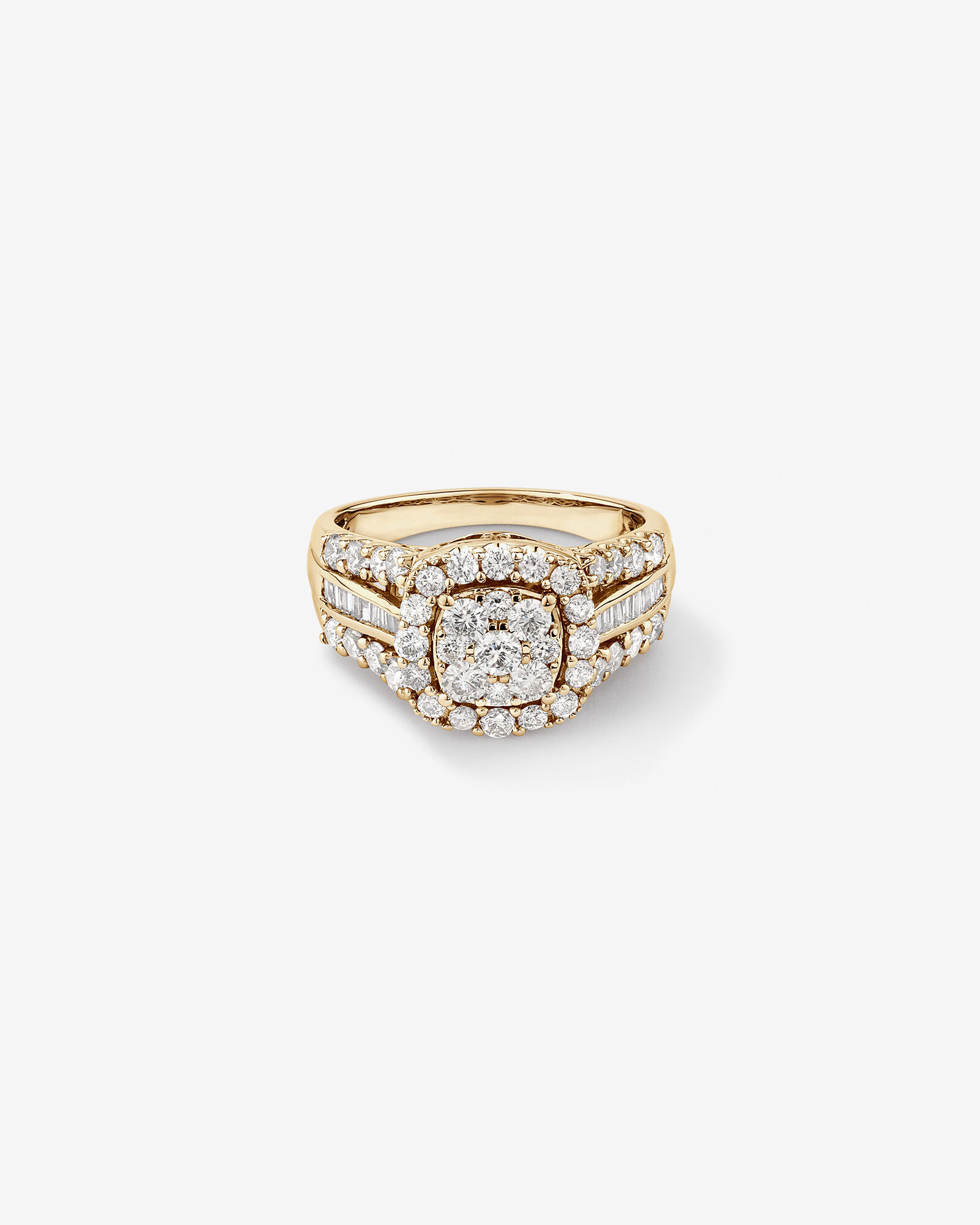 Engagement Ring with 1.50 Carat TW of Diamonds in 14kt