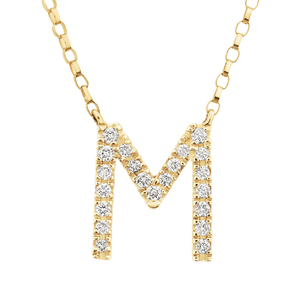 Initial Jewellery  Silver & Gold Letter Jewellery at Michael Hill