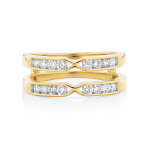 Enhancer Ring with 1/2 Carat TW of Diamonds in 14kt Yellow Gold