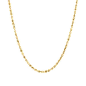 45cm (18") 4.5mm Rope Chain in 10kt Yellow Gold
