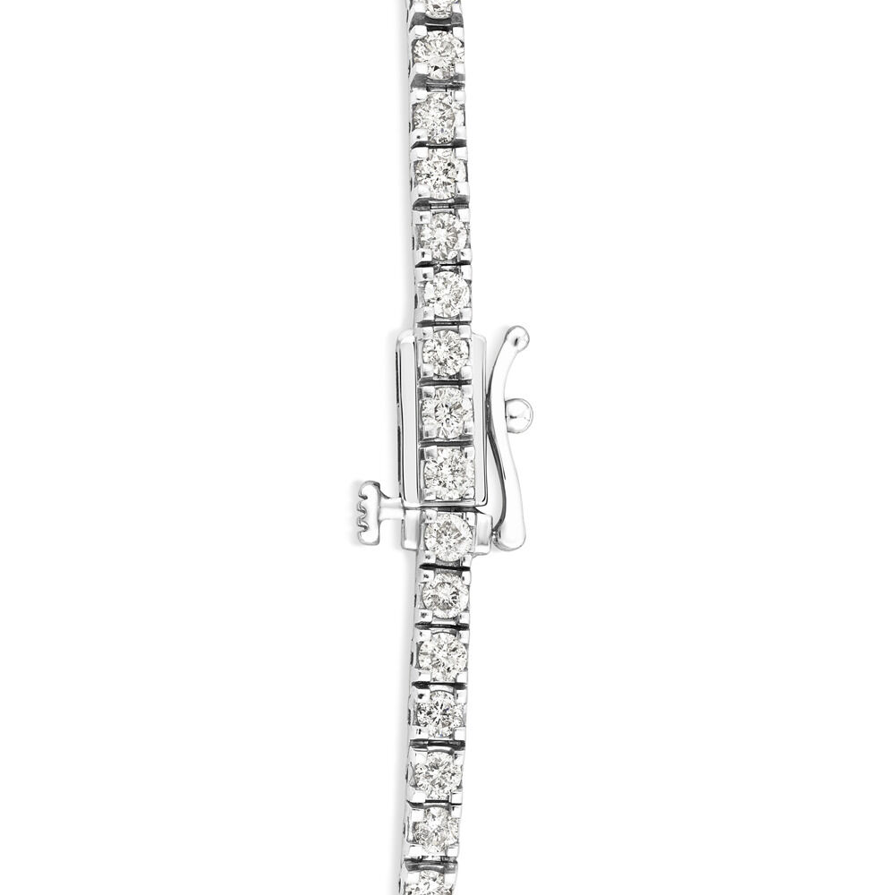 Tennis Bracelet with 3 Carat TW of Diamonds in 10kt White Gold