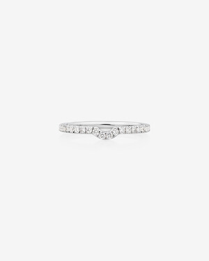 Sir Michael Hill Designer Wedding Band with 0.28 Carat TW of Diamonds in 18kt White Gold