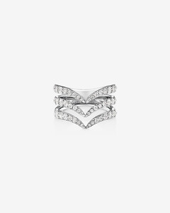 Deco Ring with 1.50 Carat TW of Diamonds in 10kt White Gold