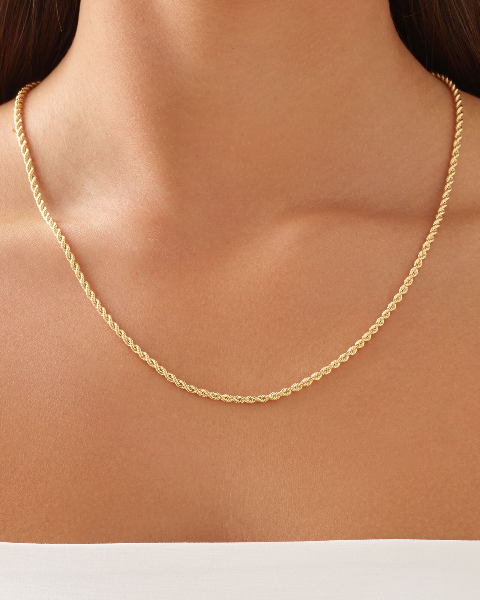 Gold necklace rope chain 2025