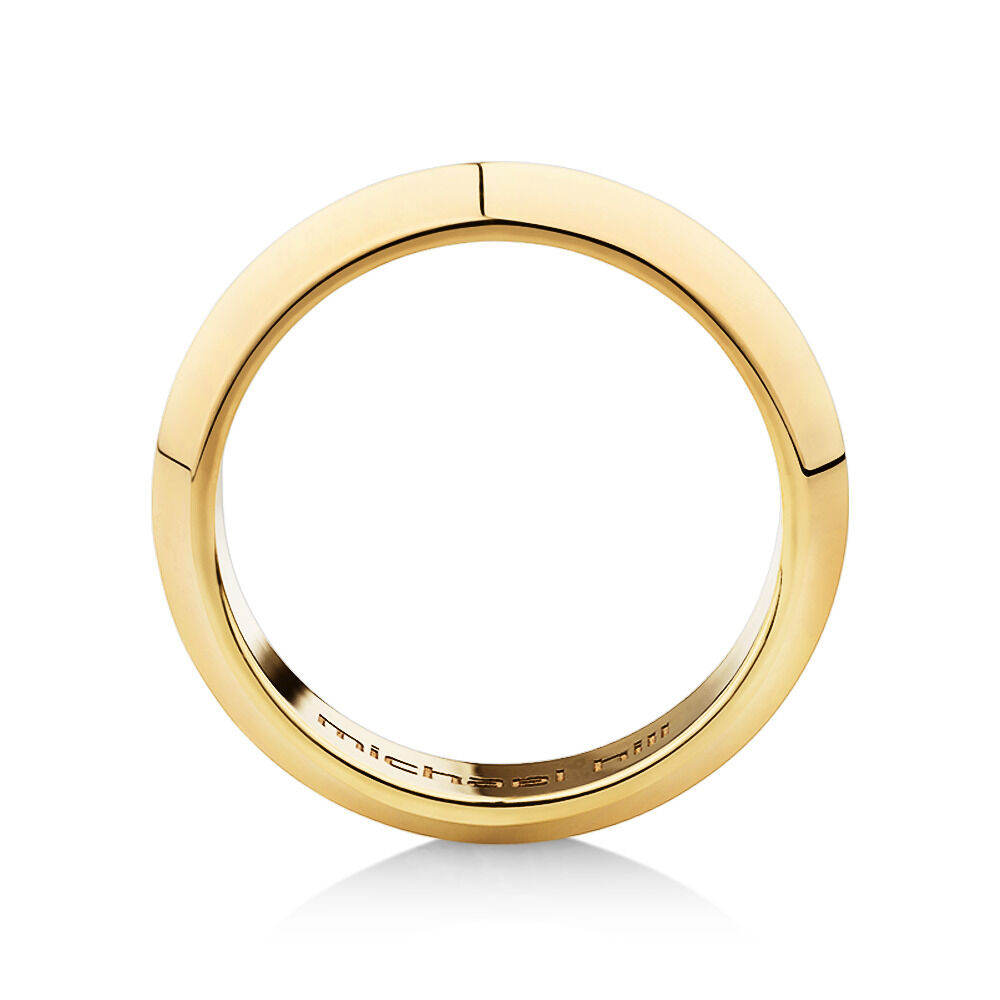 5mm French Curve Ring in 10kt Yellow Gold