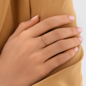 Plain Band Ring in 10kt Rose Gold