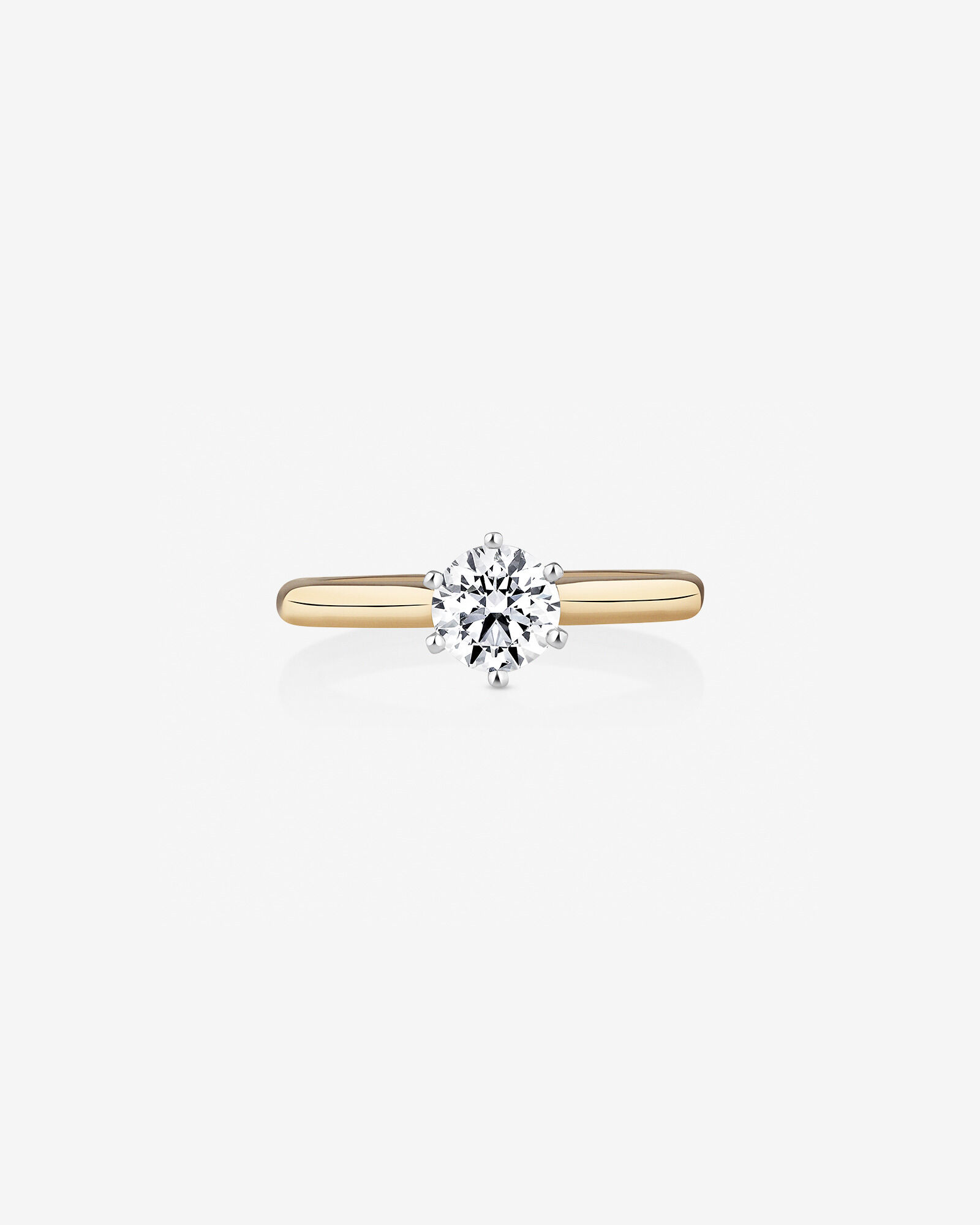 Gold diamond solitaire shop