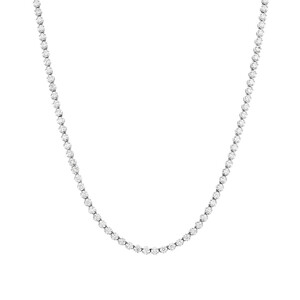 4.00 Carat TW Laboratory-Grown Diamond Tennis Necklace set in 10kt White Gold
