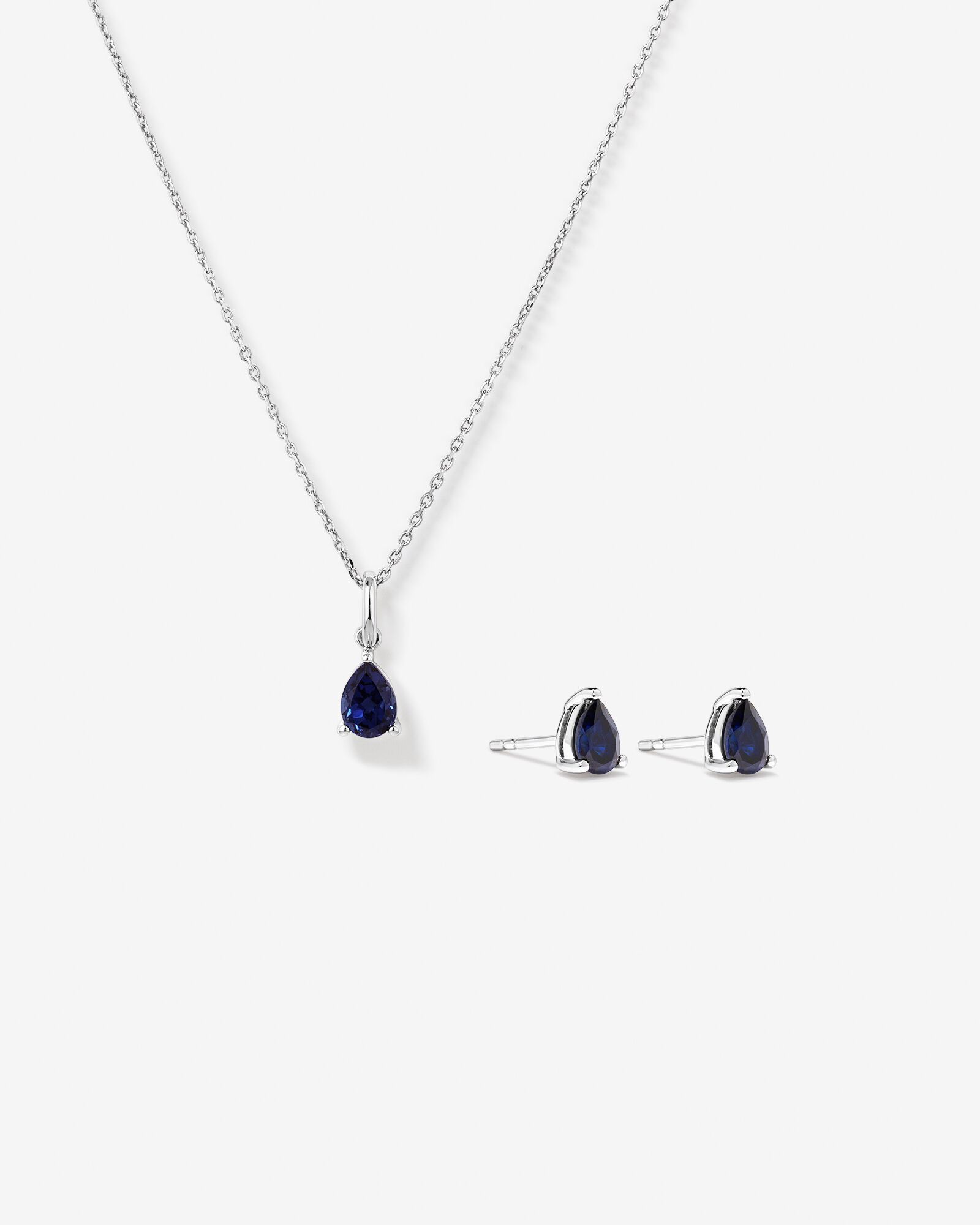 Created sapphire necklace on sale