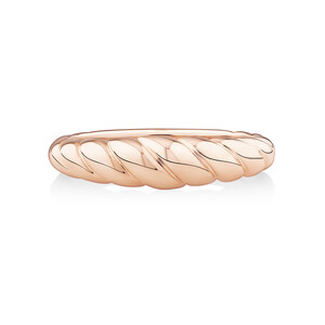 Narrow Croissant Ring in 10kt Rose Gold