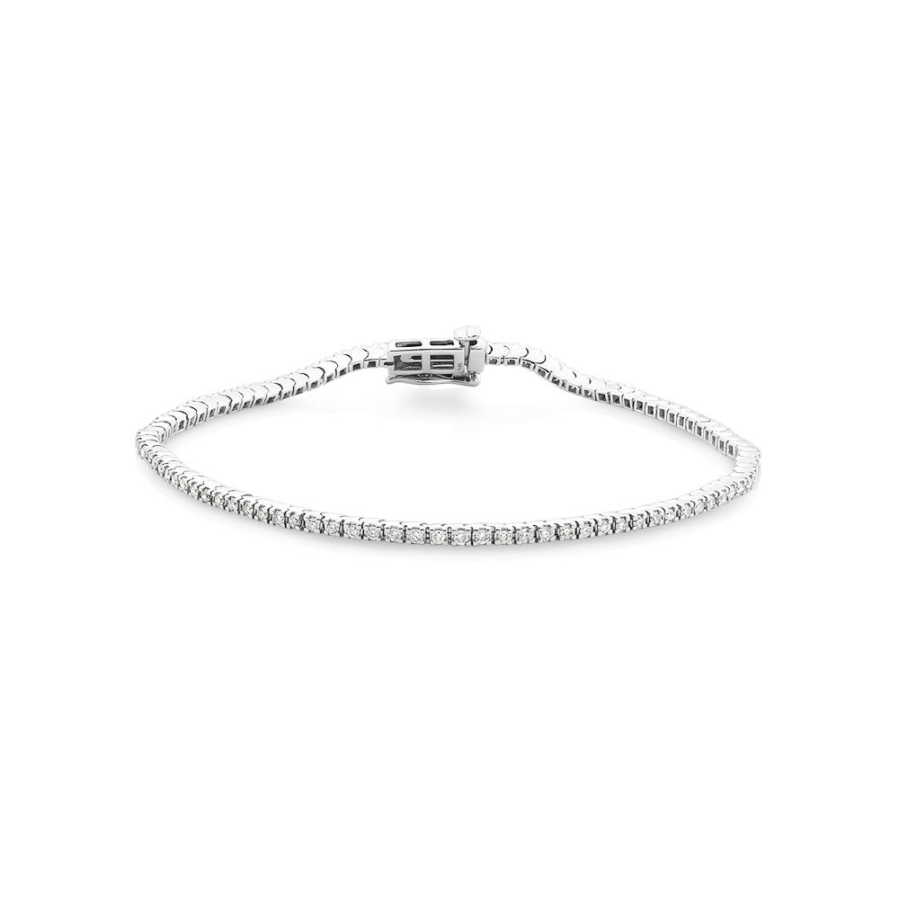 7 Ct Baguette/Round Cut Simulated Diamond Tennis Bracelet 925 Silver Gold  Plated | eBay