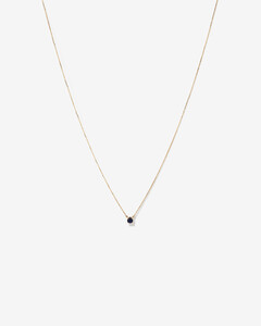 Necklace with Blue Sapphire in 10kt Gold