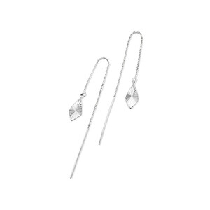 Thread Earrings in Sterling Silver