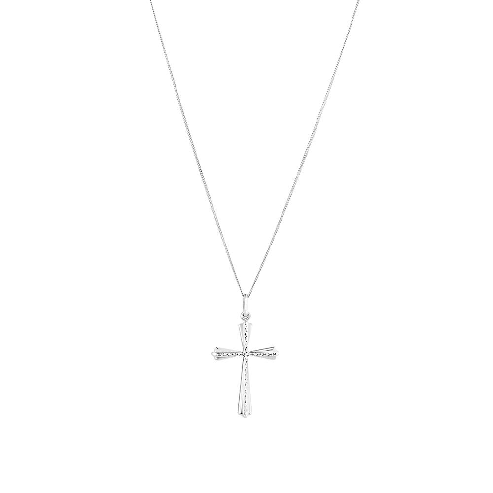 X Cross Necklace in Sterling Silver with 14K Yellow Gold, 31.7mm | David  Yurman