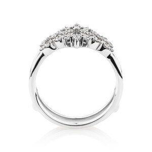 Evermore Enhancer Ring with 0.33 Carat TW Of Diamonds in 10kt White Gold