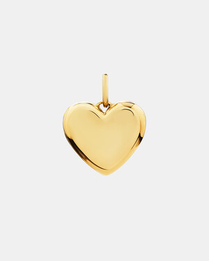 Médaillon cœur en or jaune 10 K