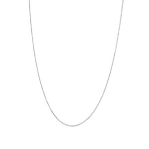 70cm (28") 1.5mm - 2mm Width Curb Chain in Sterling Silver