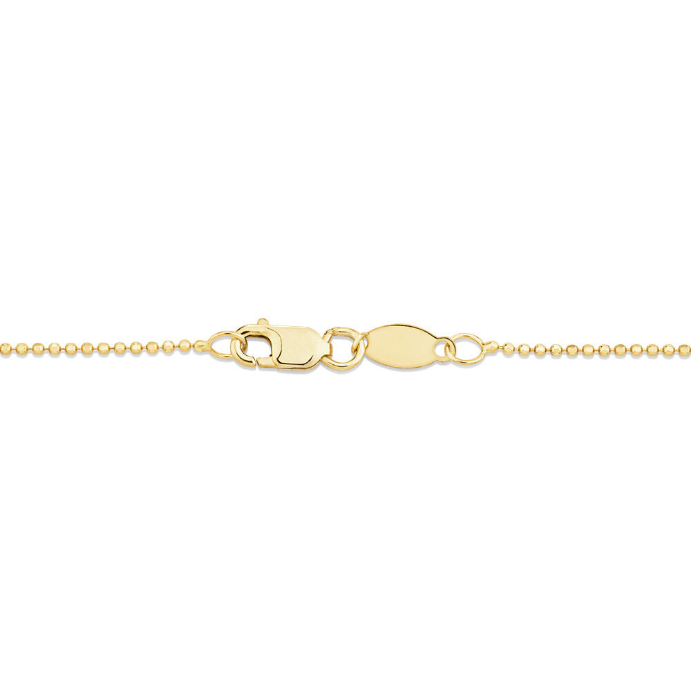 50cm (20") Bead Chain in 10kt Yellow Gold