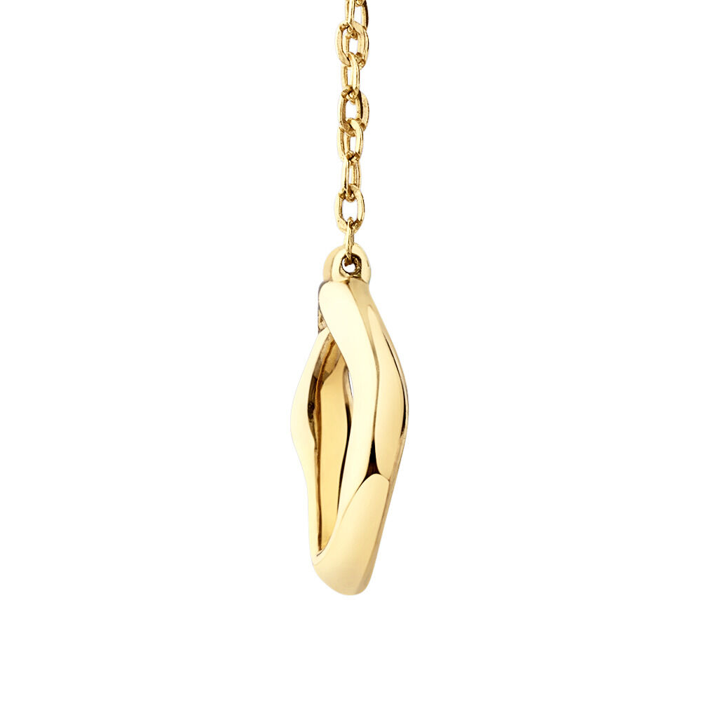 Mini Spirits Bay Necklace In 10kt Yellow Gold