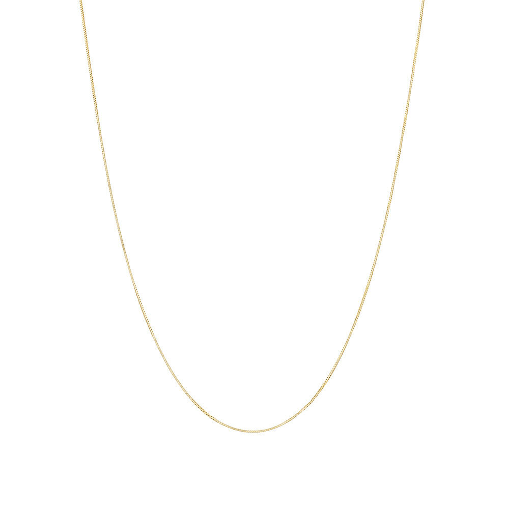 60cm (24") Box Chain in 10kt Yellow Gold