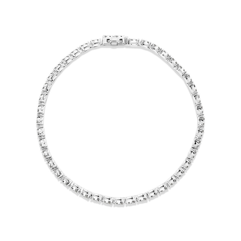 Tennis Bracelet with 1.52 Carat TW Diamonds in 10kt White Gold