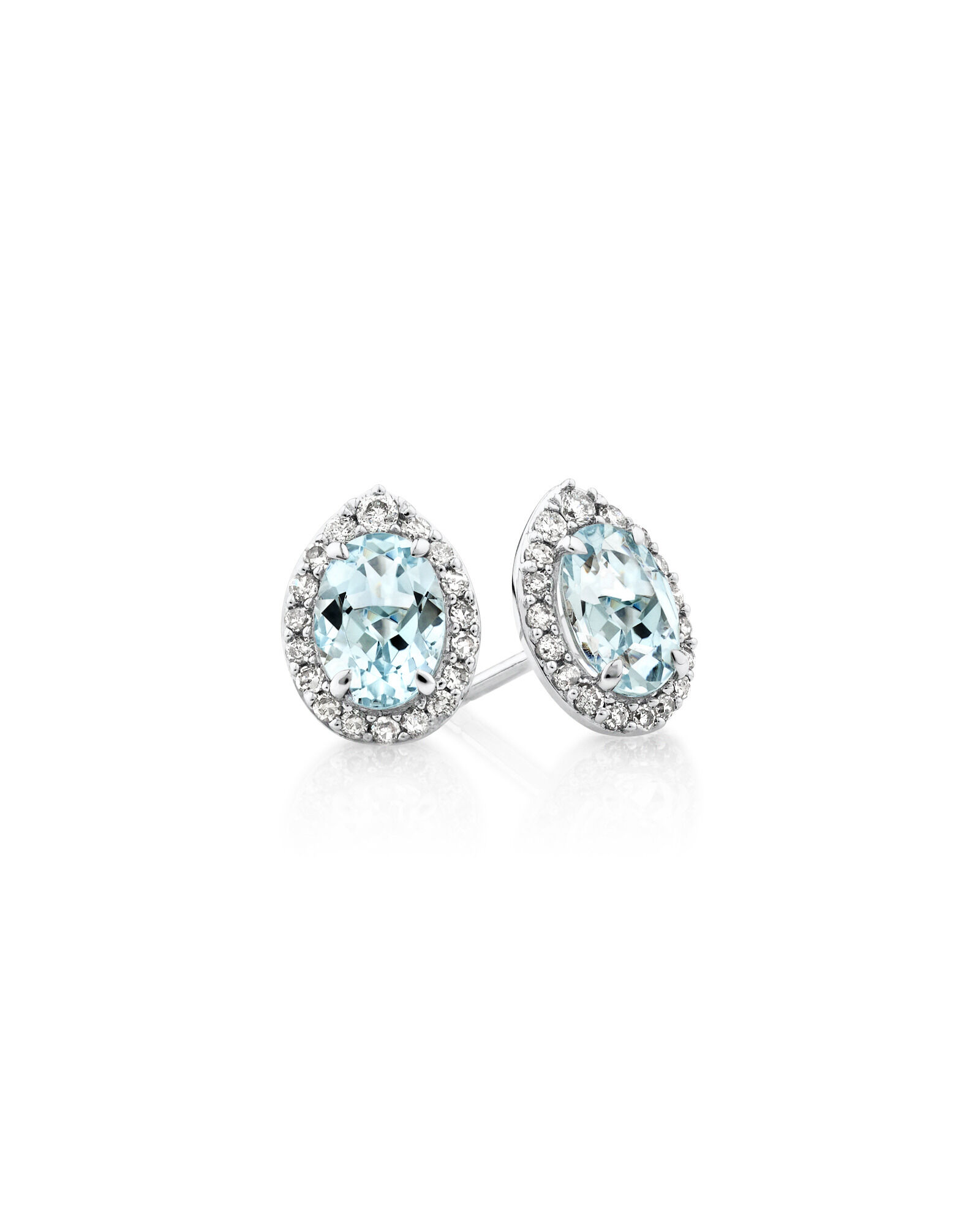 H samuel 2024 aquamarine earrings