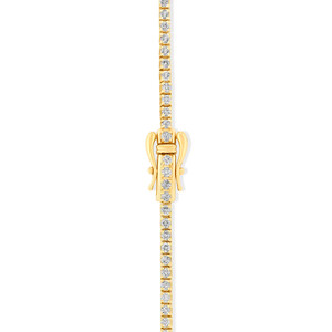 1.64 Carat TW Diamond Tennis Bracelet in 10kt Yellow Gold