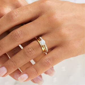 2mm High Domed Wedding Band in 18kt Yellow Gold