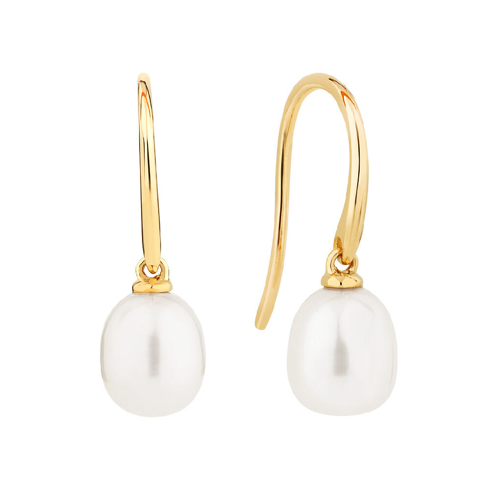 Fashion Large Pearl Earrings Accessories