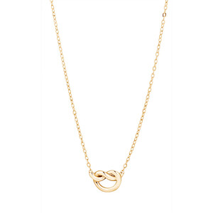 Knot Necklace in 10kt Yellow Gold