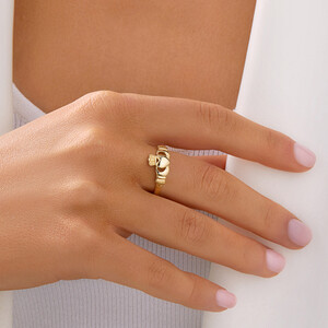 Claddagh Ring in 10kt Yellow Gold