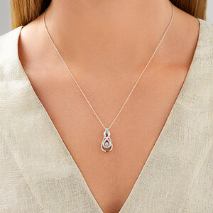 Everlight Pendant with 0.10 Carat TW of Diamonds in Sterling Silver