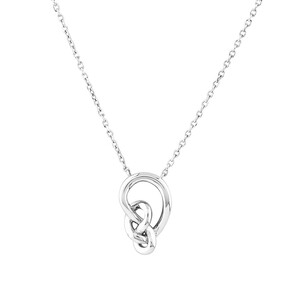 Mini Knots Necklace in Sterling Silver