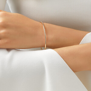 Bangle with 0.25 Carat TW of Diamonds in 10kt Yellow Gold