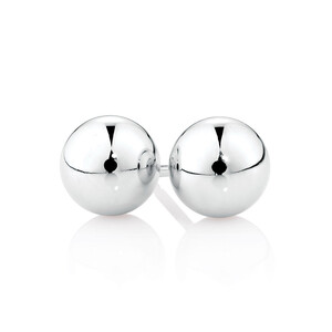 5mm Ball Stud Earrings in Sterling Silver