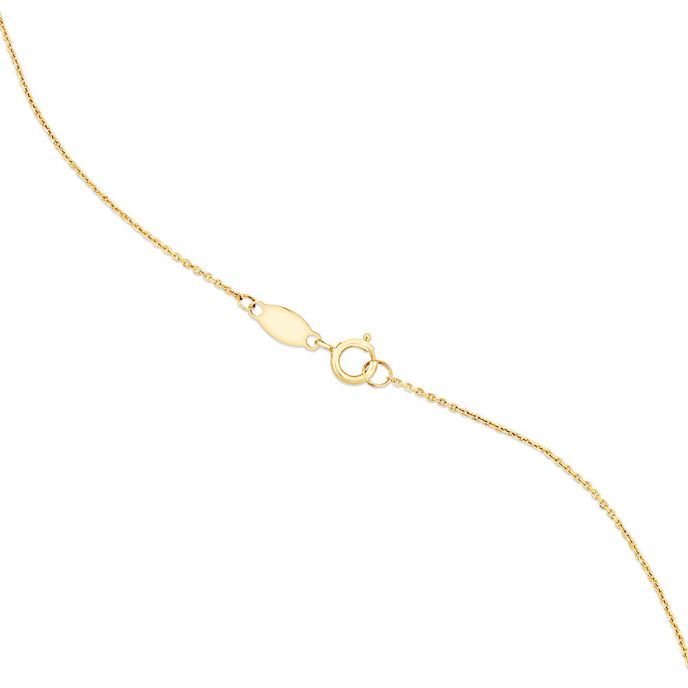 Rondel Trio Necklace in 10kt Yellow Gold