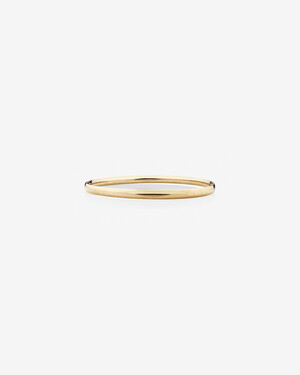 Oval Bangle in 10kt Yellow Gold