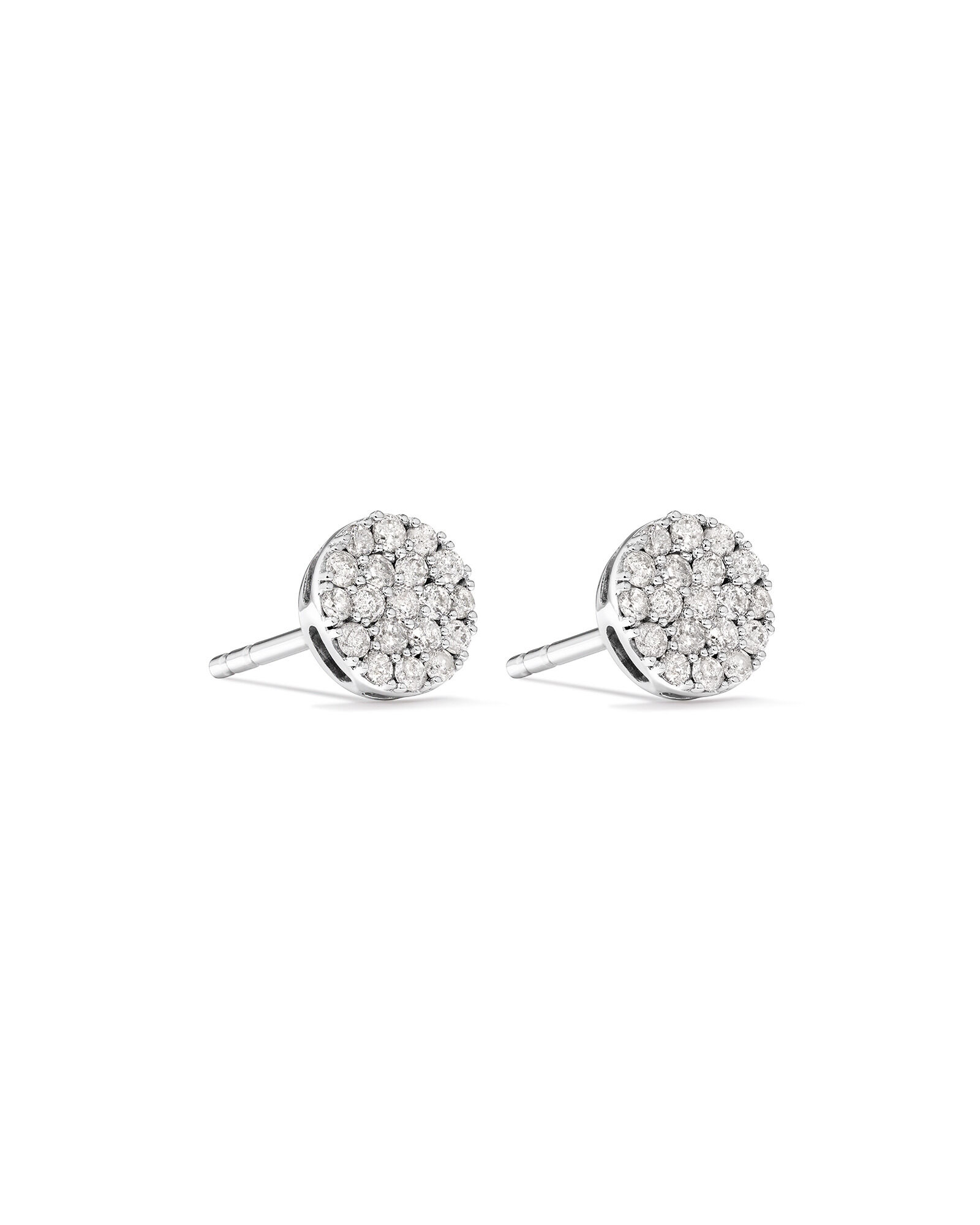 White gold circle earrings new arrivals