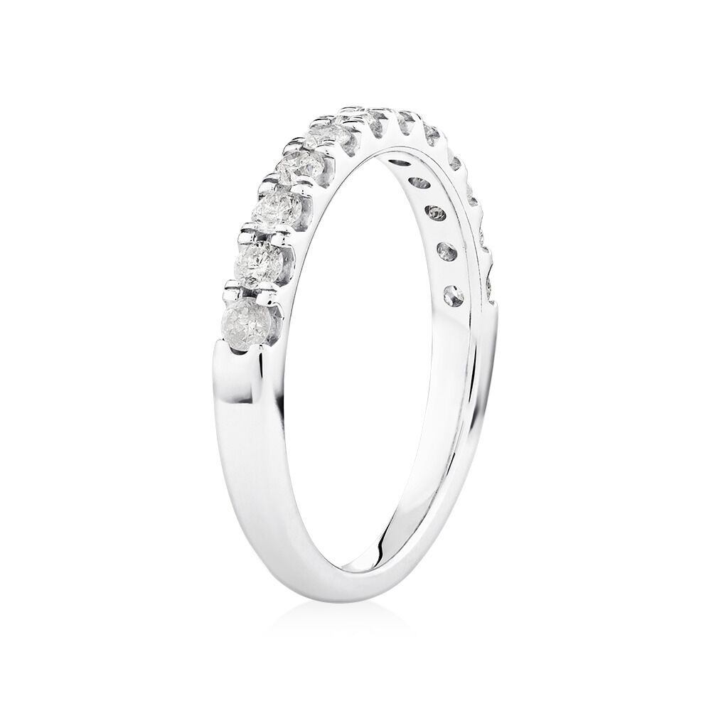 Prelude Wedding Band with 0.50 Carat TW of Diamonds in 14kt White Gold