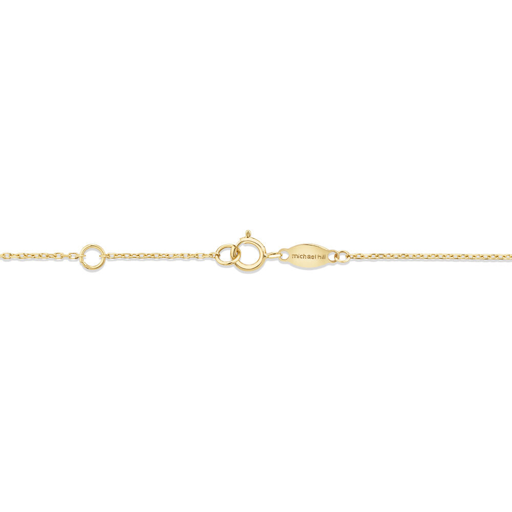 19cm (7.5") Heart Bracelet in 10kt Yellow Gold