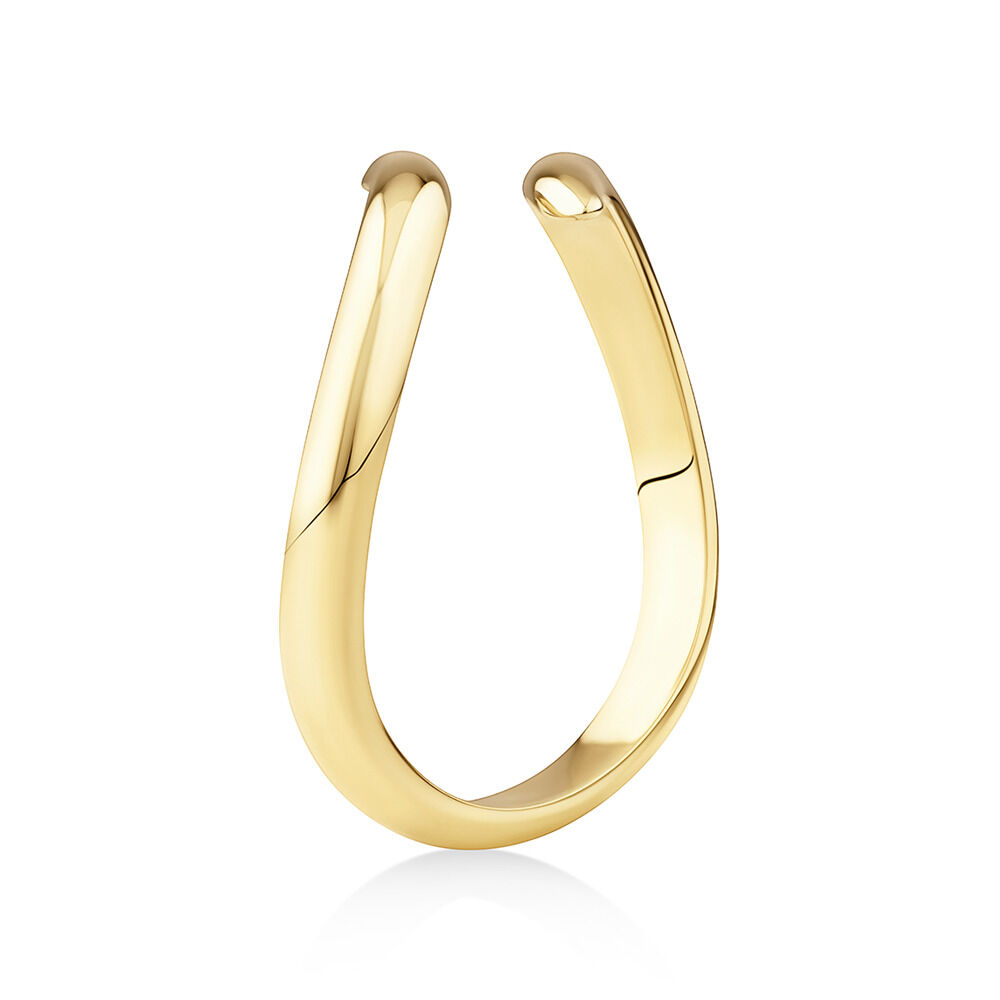 Tapered Open Ring in 10kt Yellow Gold