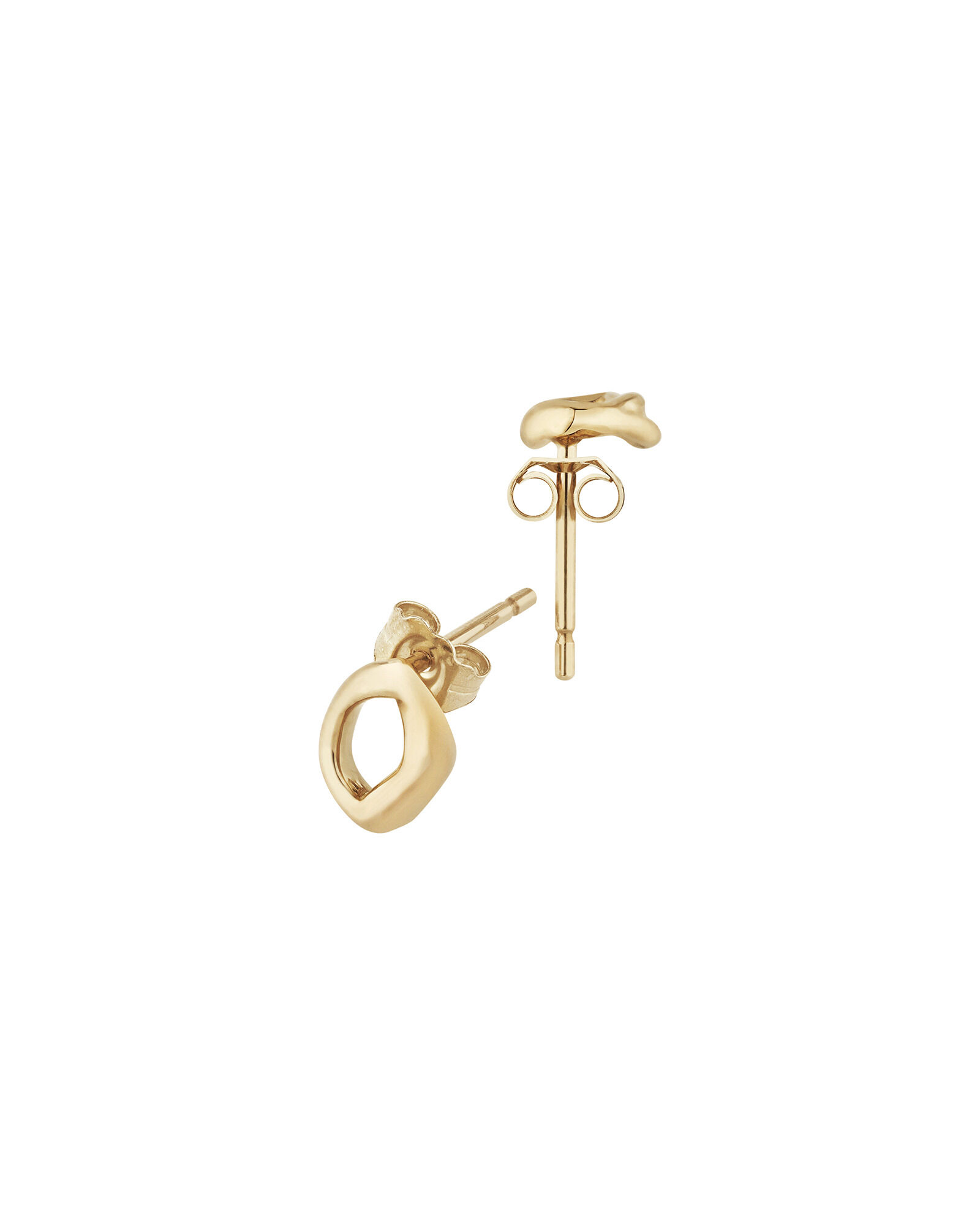 Mini Spirits Bay Stud Earrings In 10kt Yellow Gold