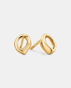 Mini Spirits Bay Stud Earrings In 10kt Yellow Gold