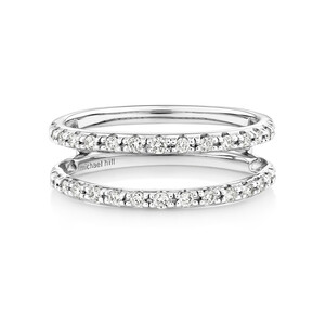 Enhancer Ring With 1/4 Carat TW Of Diamonds In 10kt White Gold