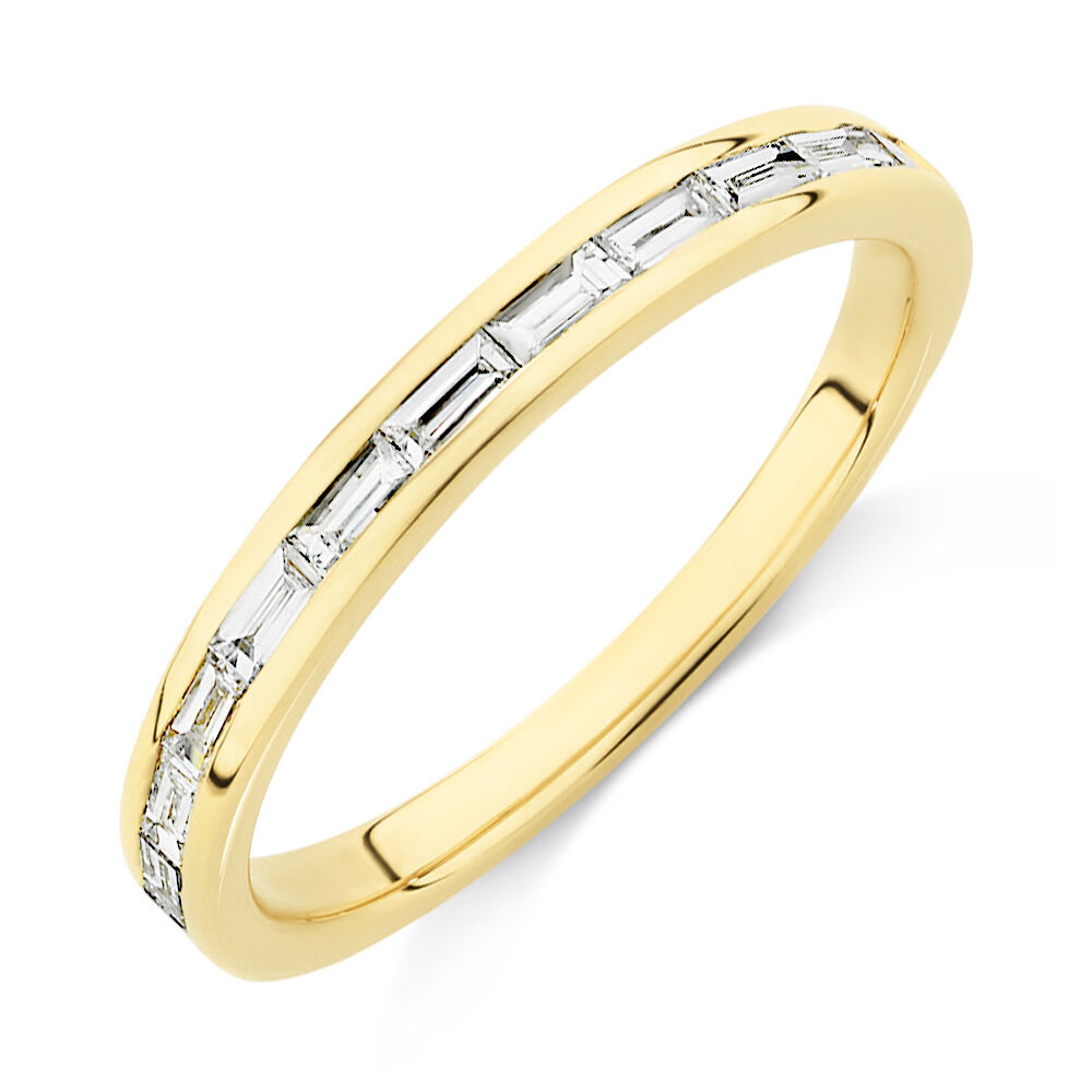 Evermore Wedding Band with 0.34 Carat TW of Diamonds in 14kt Yellow Gold