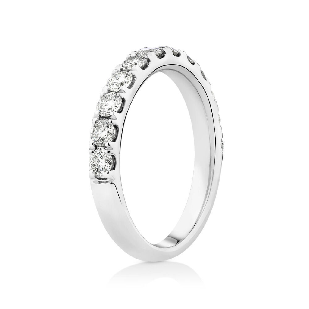 Evermore Wedding Band with 1 Carat TW Diamonds in 14kt White Gold