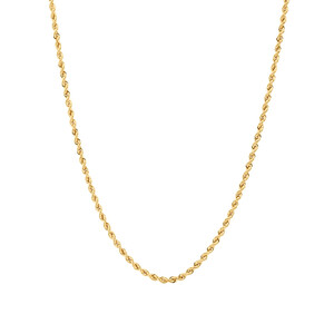 60cm (24") Rope Chain in 10kt Yellow Gold